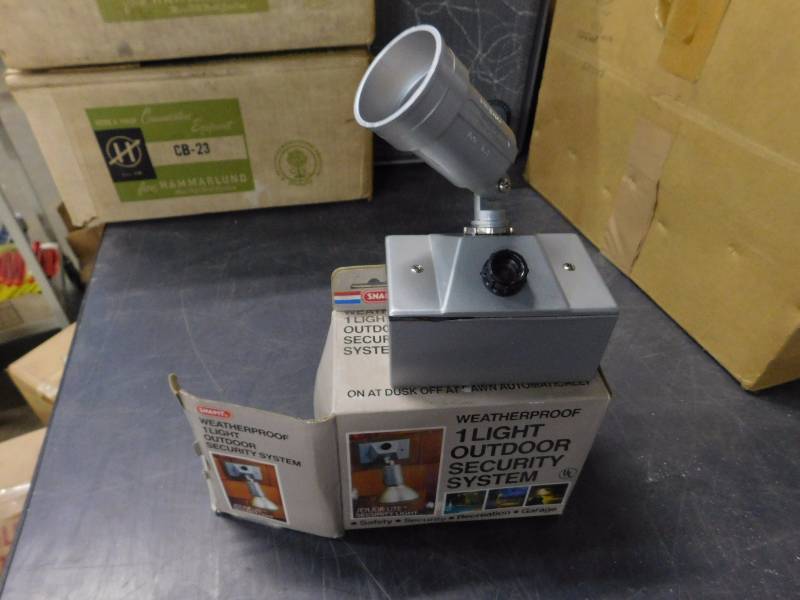 lot 26 image: Weatherproof 1 Light Outdoor Security System with Sensor