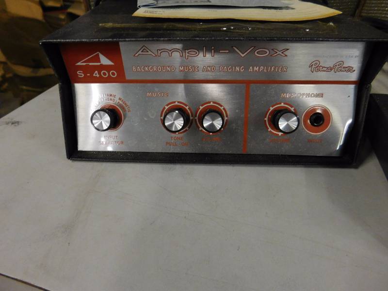 lot 30 image: Ampli-Vox Background Music and Paging System