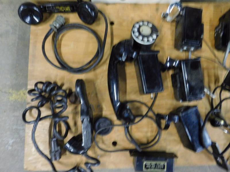 lot 38 image: Misc. Lot of Antique PhonesParts