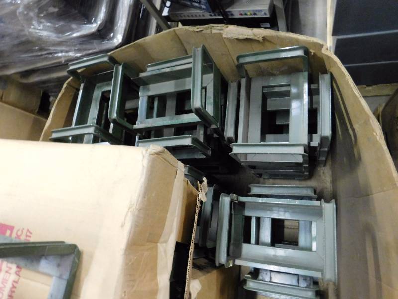 lot 53 image: Pallet Lot of Metal Stack Racks