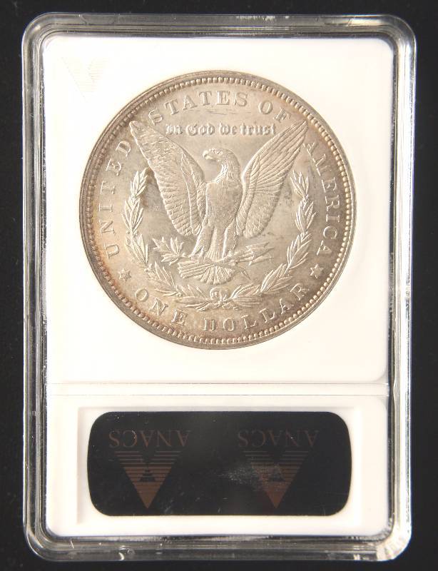 1892 MORGAN SILVER DOLLAR MS61 OLD ANACS