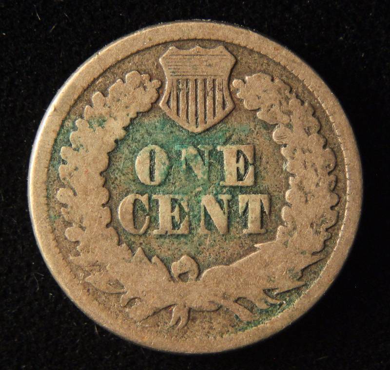 1863 INDIAN HEAD CENT VG DETAILS