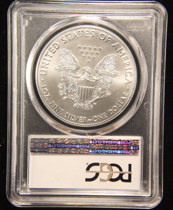 2017 AMERICAN SILVER EAGLE 1 TROY OZ. .999 FINE SILVER MS70 PCGS FIRST STRIKE