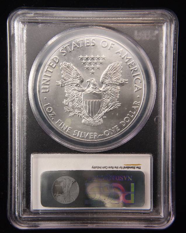 2014 AMERICAN SILVER EAGLE 1 TROY OZ. .999 FINE SILVER DOLLAR GEM BU PCGS