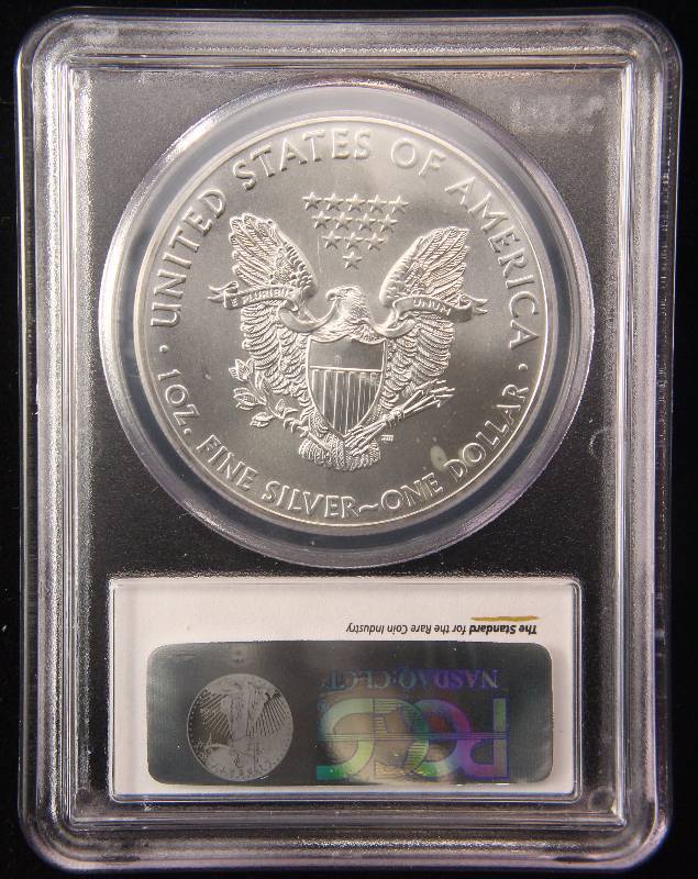 2012 AMERICAN SILVER EAGLE 1 TROY OZ. .999 FINE SILVER DOLLAR GEM BU PCGS