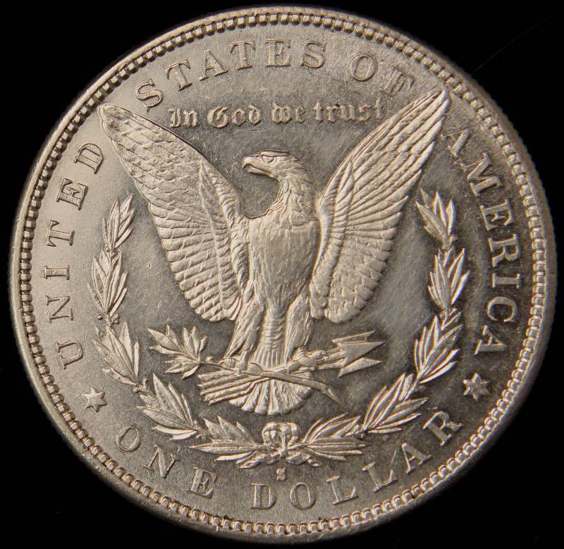 1884-S MORGAN SILVER DOLLAR HIGH GRADE KEY DATE COIN