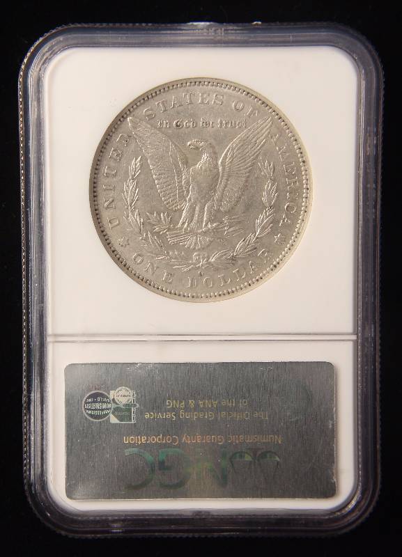 1895-O MORGAN SILVER DOLLAR AU50 NGC KEY DATE COIN