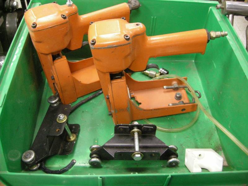 lot 60 image: 2 CCC Pneumatic Box Staple Guns
