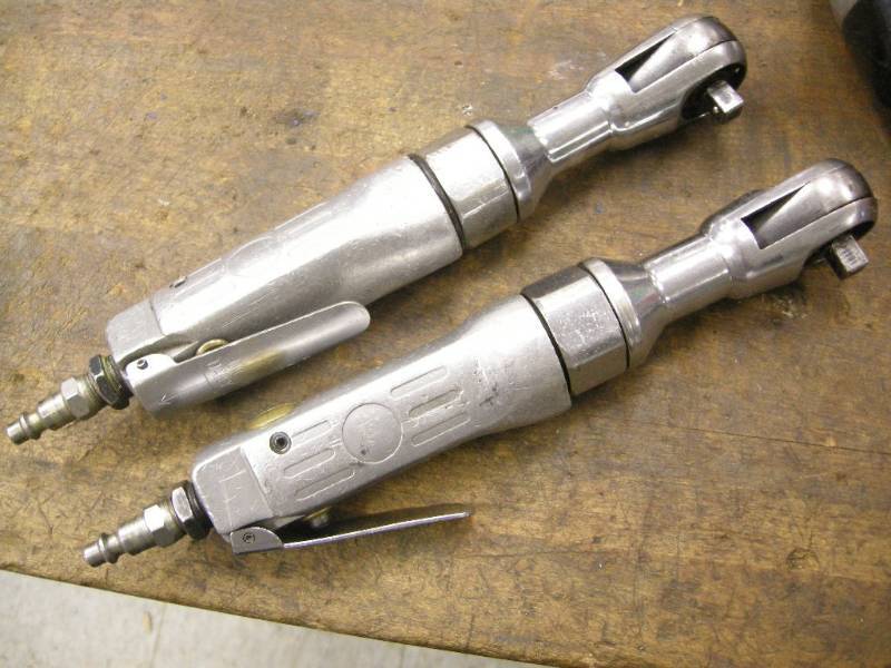 lot 67 image: Two 38 drive Air Ratchet Wrenches