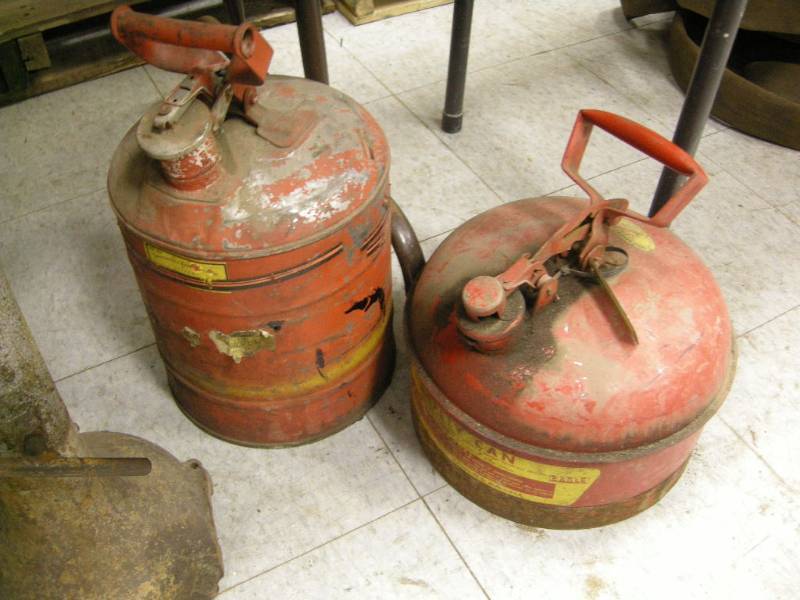 lot 103 image: 2 Metal Safety Gas Cans