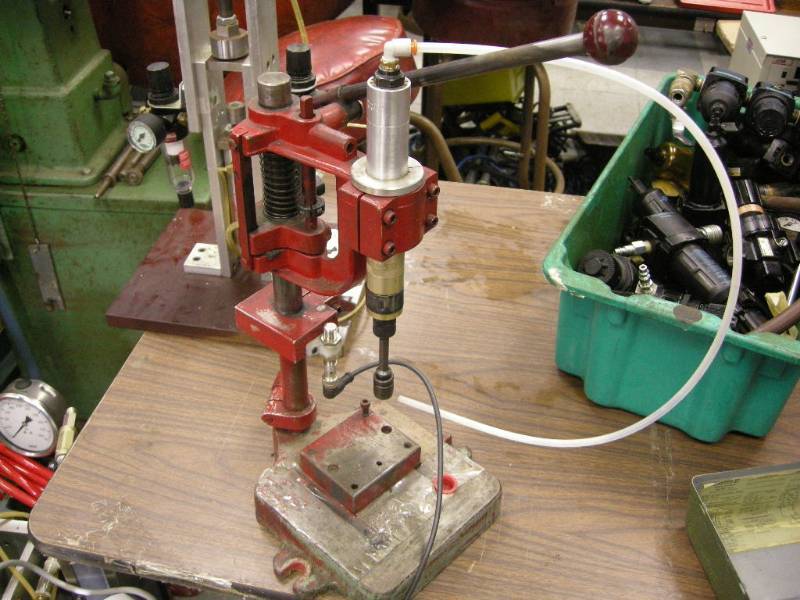 lot 128 image: Cleco Custom Drill Station