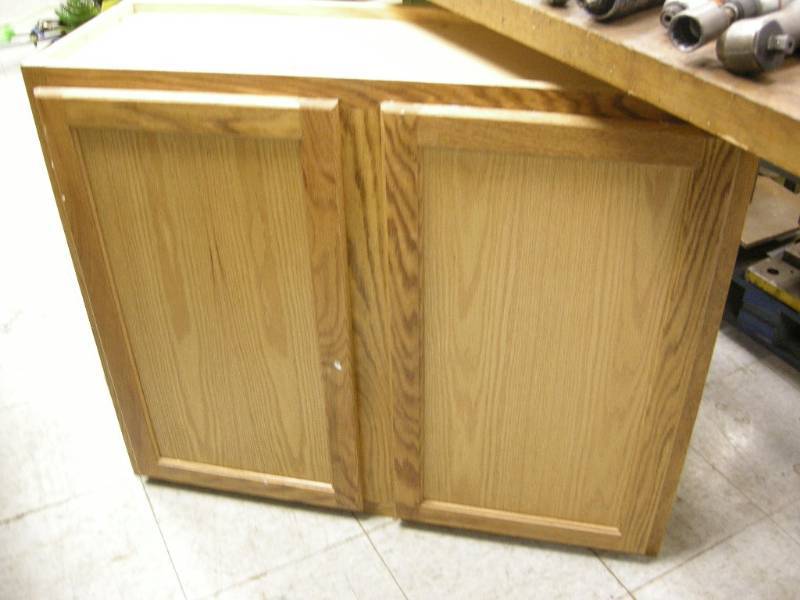 lot 157 image: Oak Cabinet