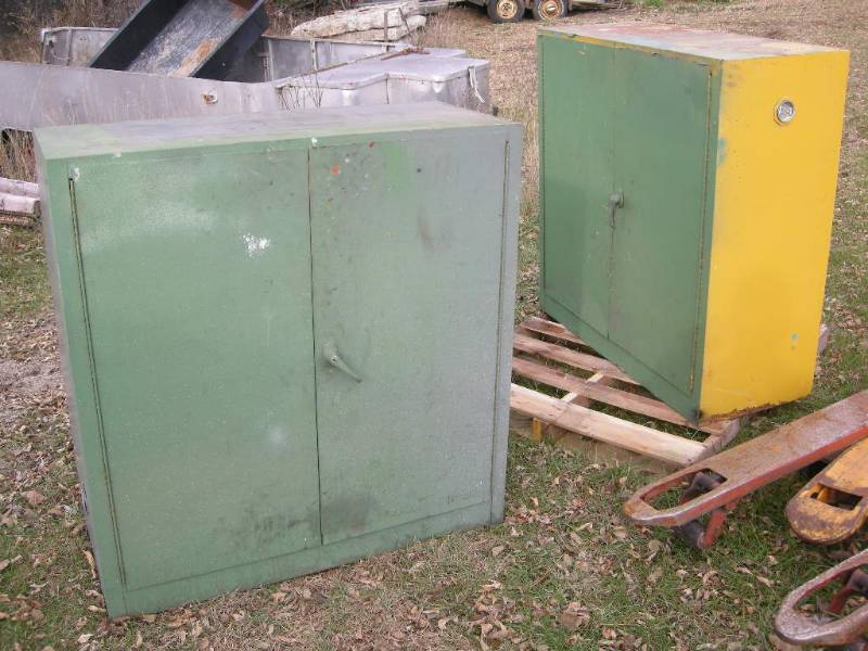 lot 187 image: Pair Safety Cabinets