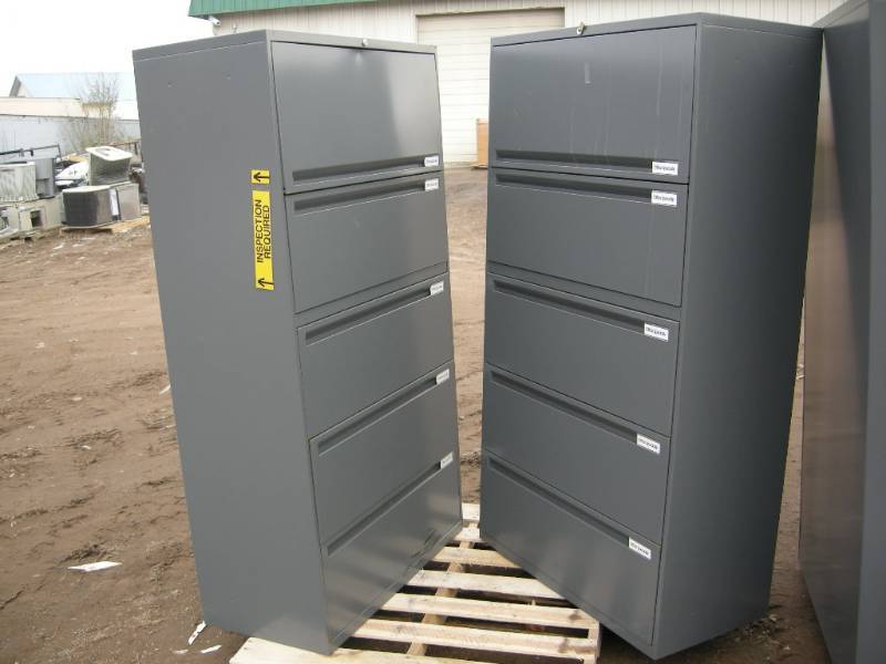 lot 209 image: Two Commercial Office Specialty Lateral File Cabinets