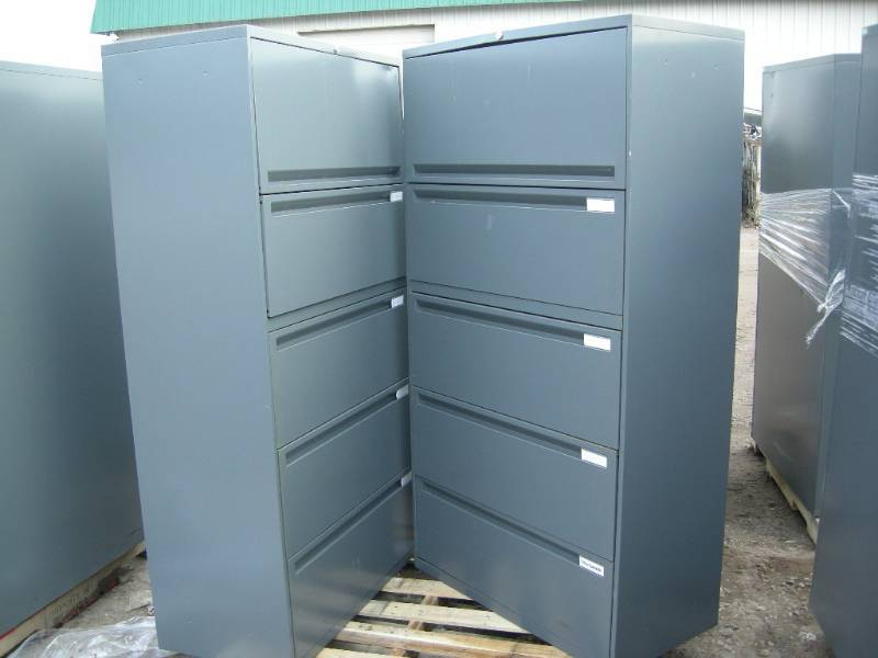 lot 211 image: Two Commercial Office Specialty Lateral File Cabinets