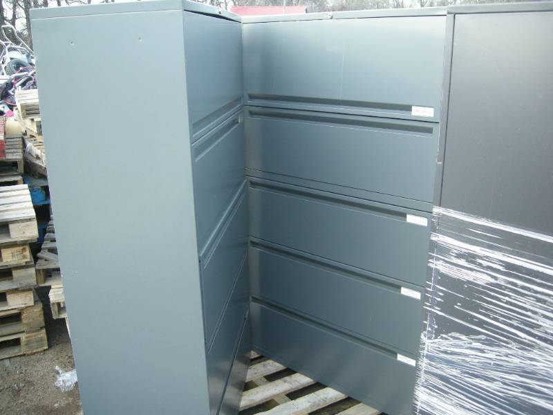 lot 213 image: Two Commercial Office Specialty Lateral File Cabinets
