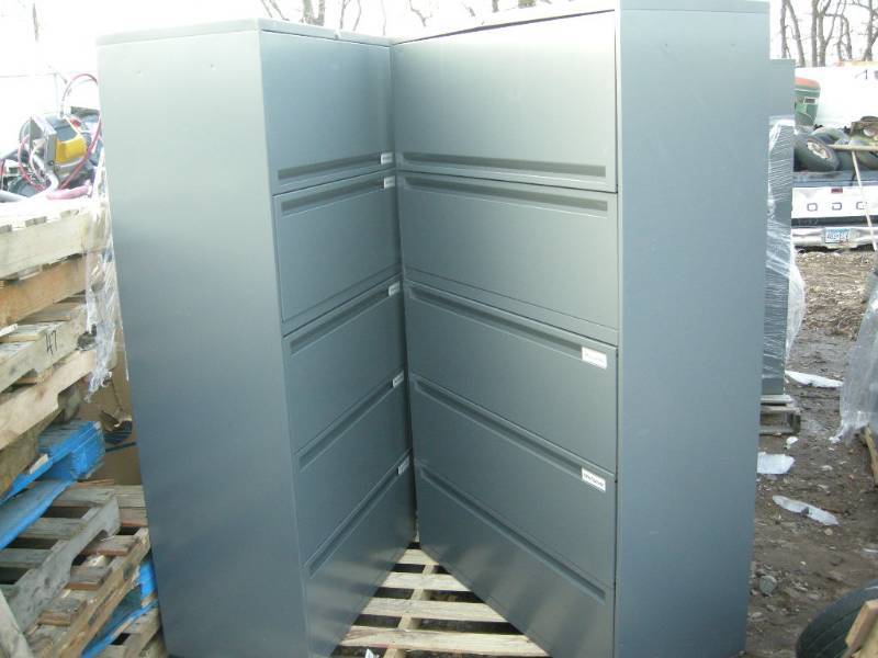 lot 217 image: Two Commercial Office Specialty Lateral File Cabinets