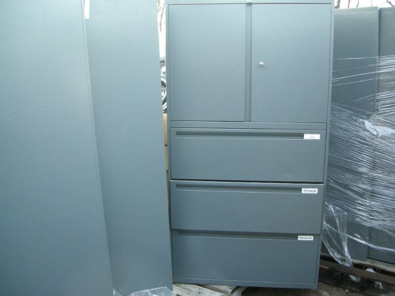 lot 218 image: Two Commercial Office Specialty Lateral File Cabinets