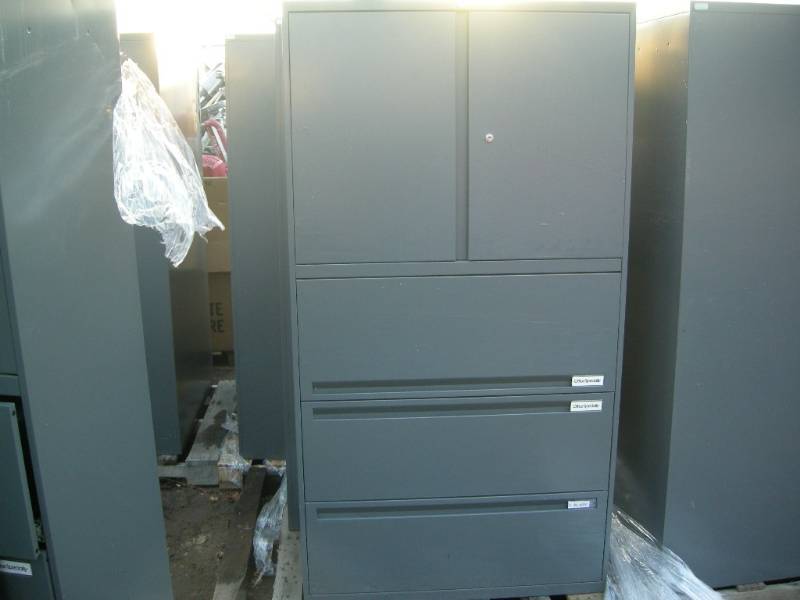lot 219 image: Two Commercial Office Specialty Lateral File Cabinets