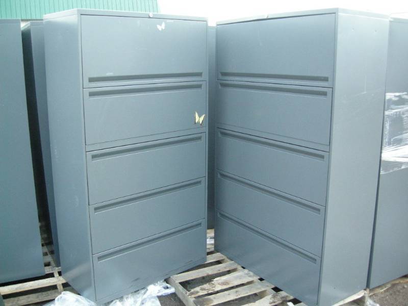 lot 222 image: Two Commercial Office Specialty Lateral File Cabinets