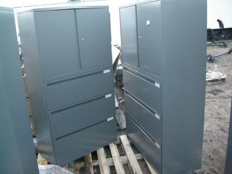 lot 223 image: Two Commercial Office Specialty Lateral File Cabinets