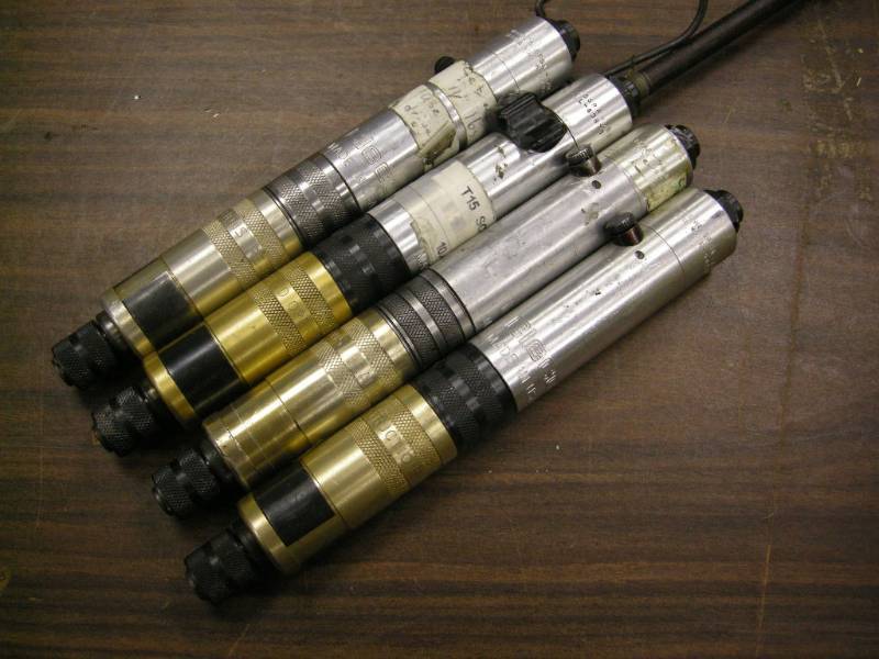lot 299 image: 4 Cleco Pneumatic In-Line Screwdrivers