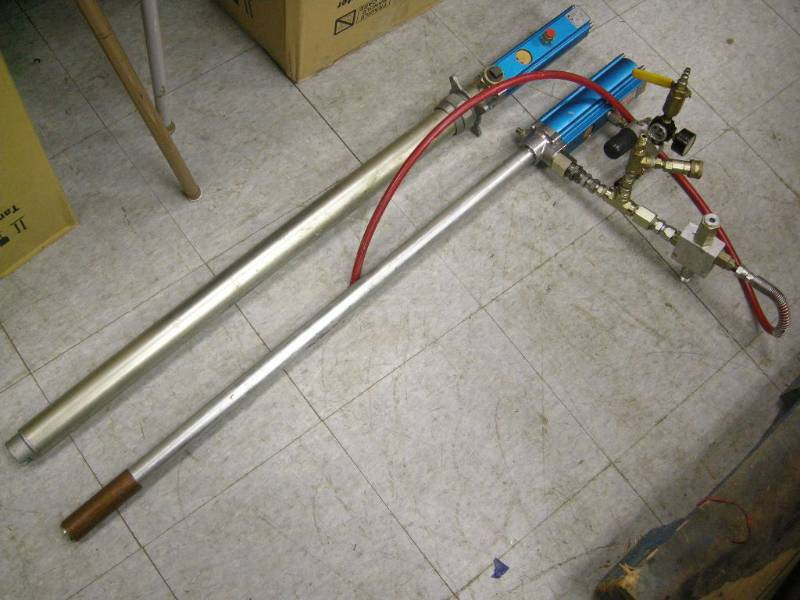 lot 323 image: Dayton-Orion Air Driven Drum Pumps