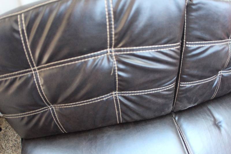 lot 0002 image: Jackknife Folding Sofa - Dark Brown