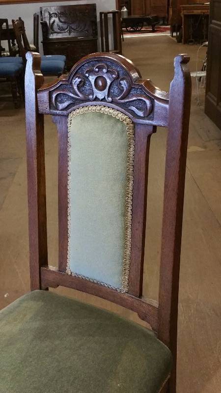 Antique English Carved Chair