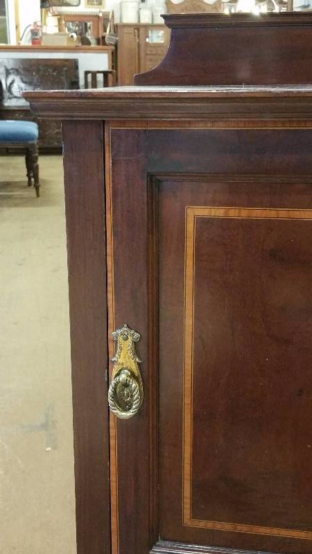 Antique English Inlaid Nightstand