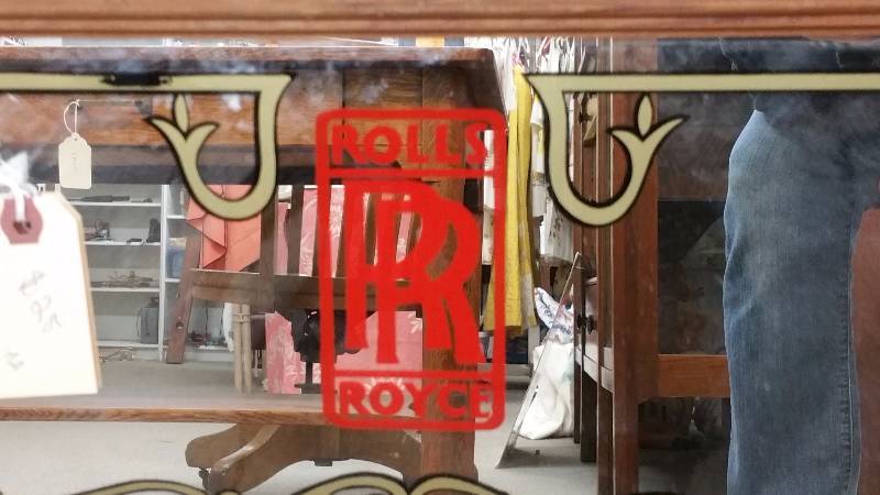Rolls Royce & Coca Cola Framed Mirror Art