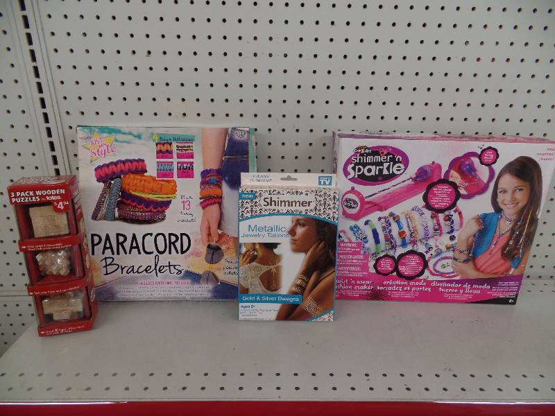 4-New in box toys crafts.