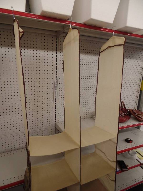 Closet Organizer, Iron, 2 Purses
