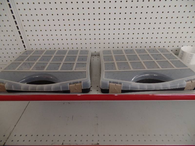 2 Plastic Shop Organizers