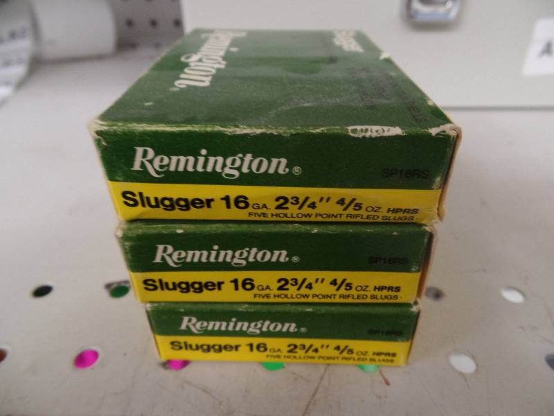 14 Rounds of 16 ga Remington Slugger Rounds