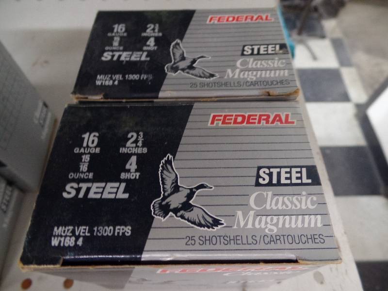 50 Rounds 16ga Federal Steel Rounds