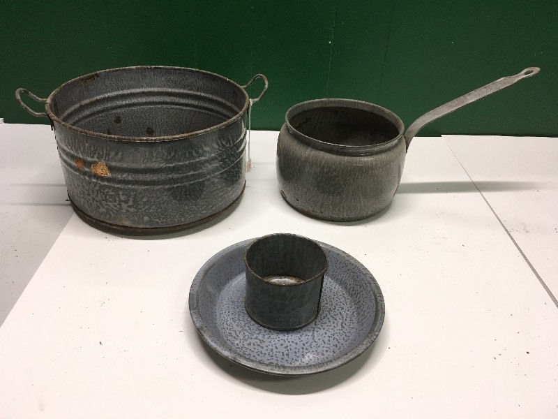 Gray Granitewear  Pans