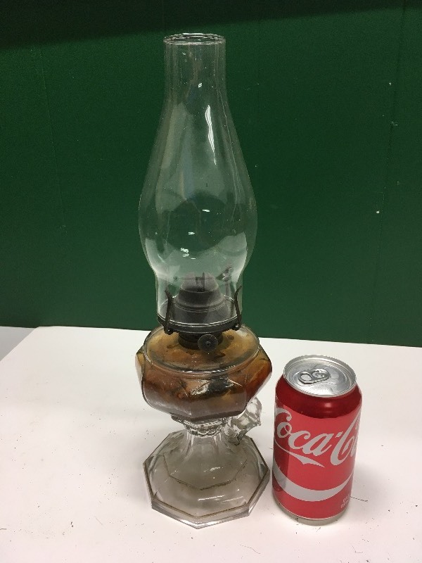 Finger Hole Hurricane Oil Lamp