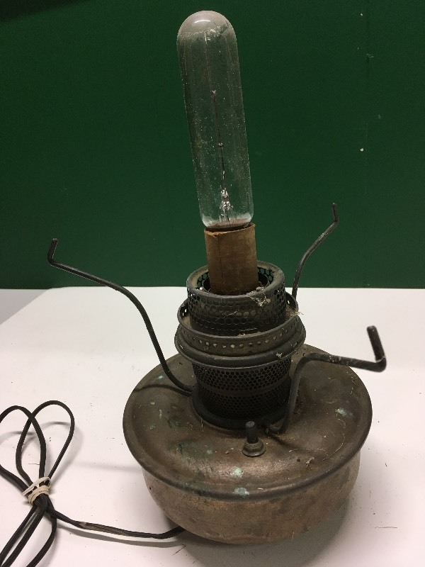 Oil Lamp made Electric - Works