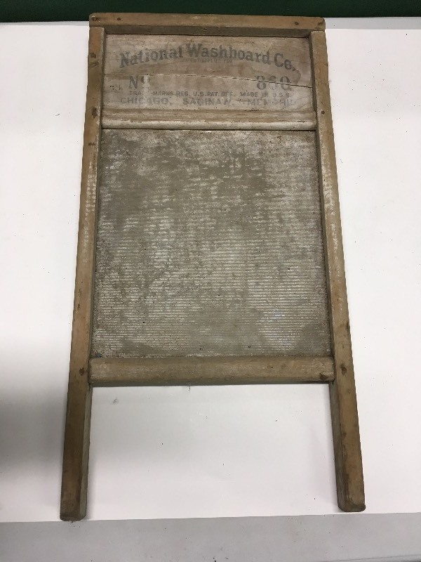 National Washboard Co Glass