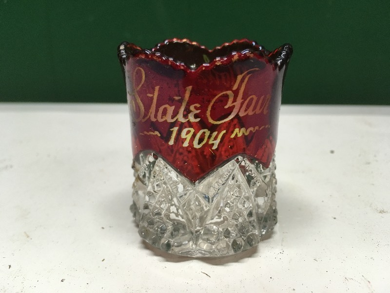 Red Ruby Flash Glass Mother Minn State Fair 1904
