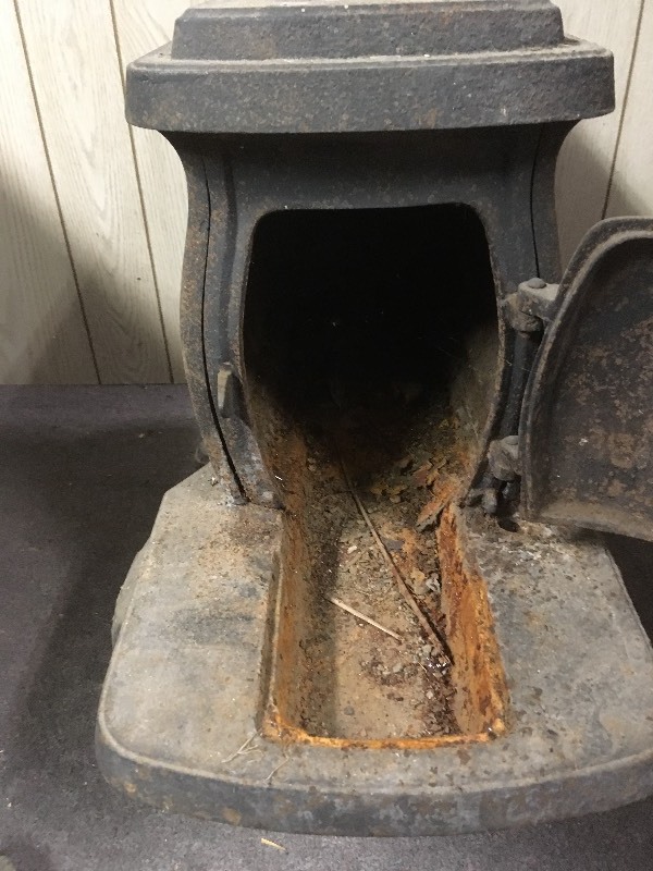 Cast Iron Wood Burning Stove | Farmstead Antiques, Vintage Items,  Primitives II | K-BID