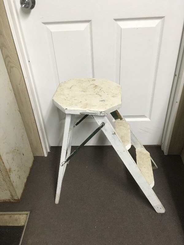 Folding Wooden Step Stool