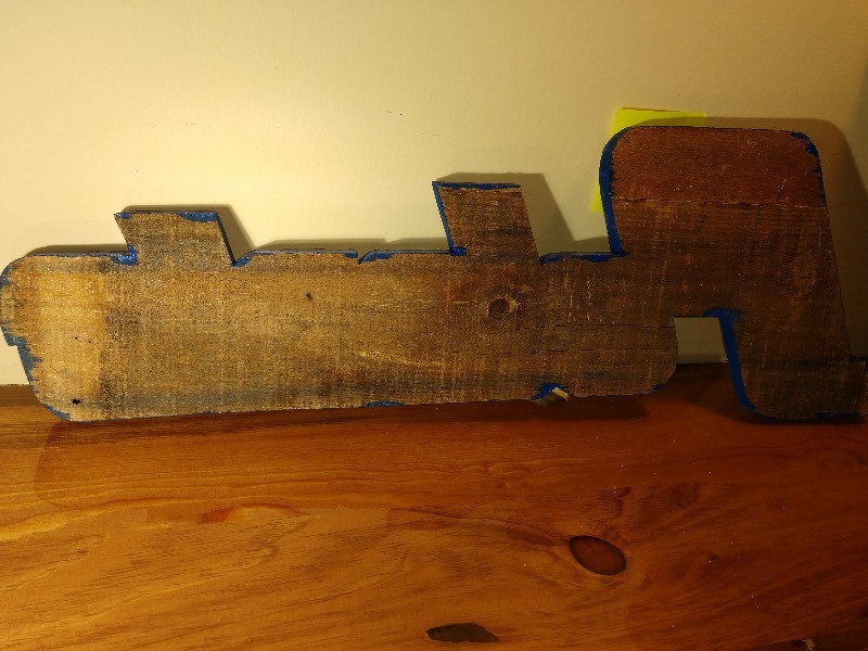 lot 14 image: Handmade Barnwood Polaris Sign