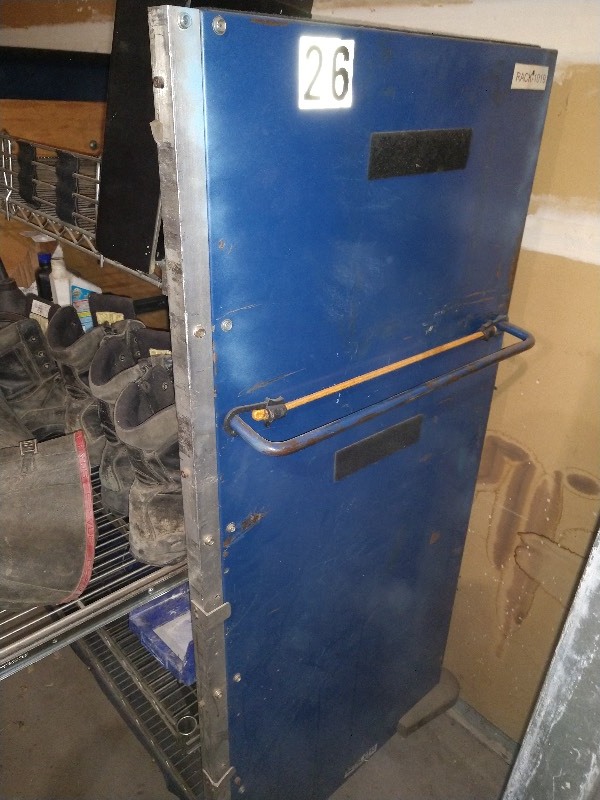 lot 158 image: Industrial Airport Cart w Pull Out Shelves