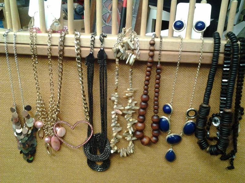 lot 77 image: Lot Of Assorted Necklaces-Some With Matching Earrings