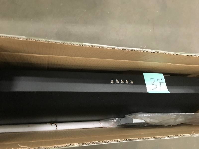 lot 37 image: Winflo 30 Under Cabinet Slim Design Range Hood, Black