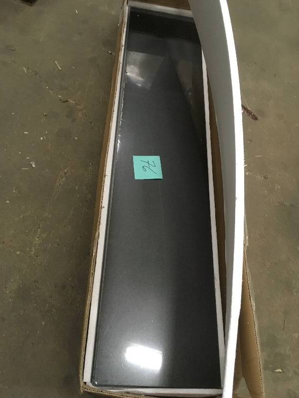 lot 76 image: Lewis Hyman Wall Mounted 48 Inch Espresso Floating Shelf - Open Box