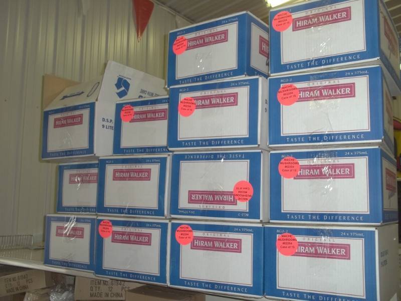 lot 14 image: 14 Cases of Paper Mache Mushrooms