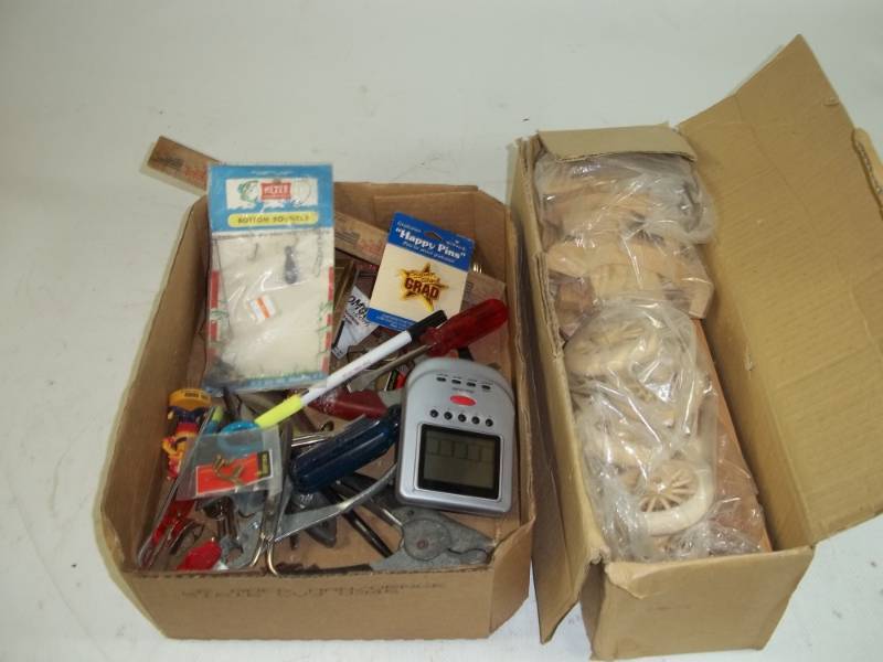 lot 50 image: Assorted lot with wooden car